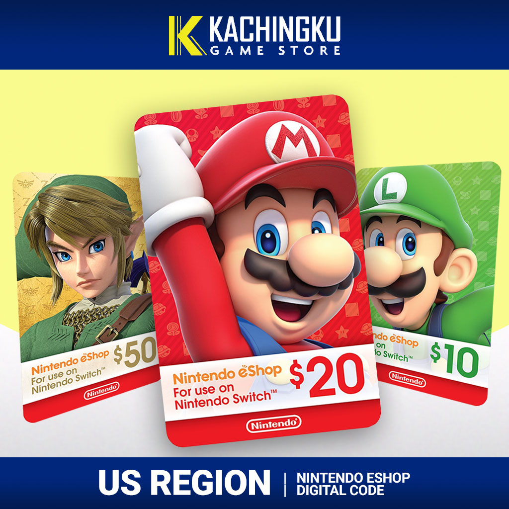 Buy Nintendo eShop (US) Gift Card Code - kachingku.com