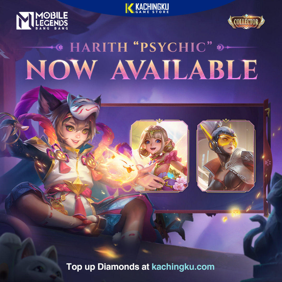 MLBB New Collector Skin, Harith “Psychic” - kachingku.com